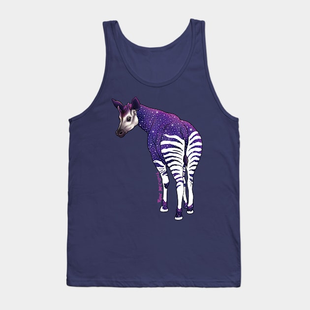 Galaxy Okapi Tank Top by CritterArt